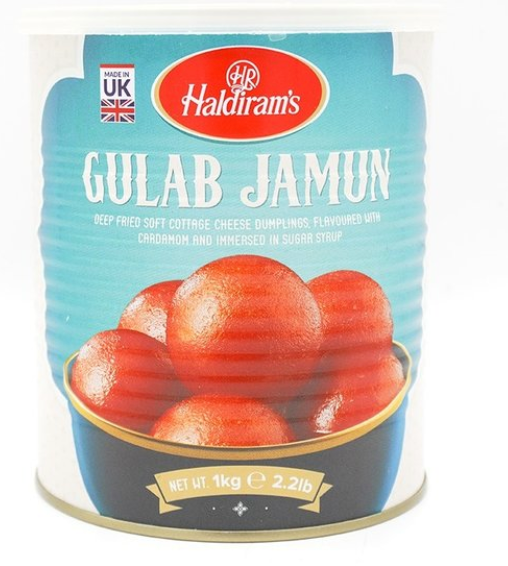 Haldiram Gulab Jamun in tin 1 kg