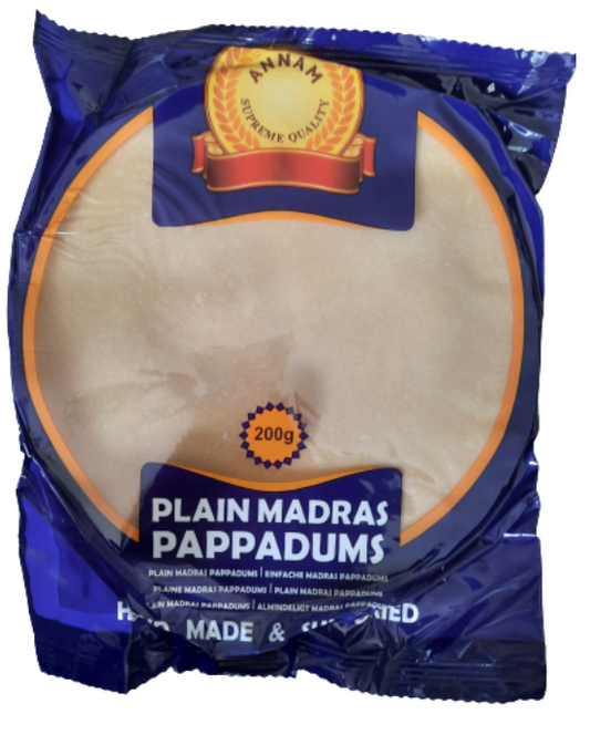 ANNAM Madras Plain papad 200gm