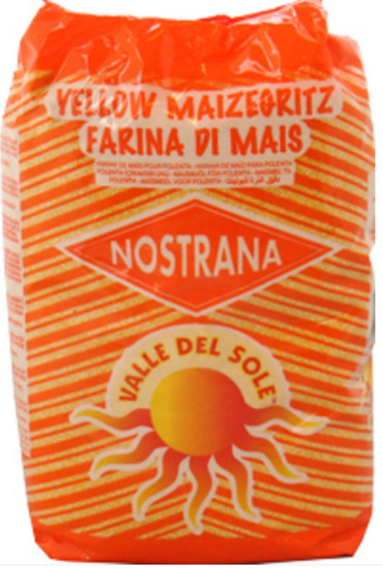 NOSTRANA CORN MEAL FINE 1 kg (Orange)